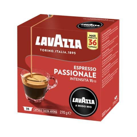 Caffè in cialde Lavazza Astuccio 36 capsule A Modo Mio Passionale 8715 a  soli 19.18 € su