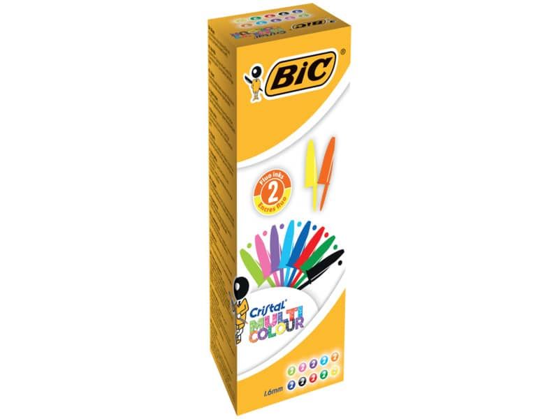 Penna a sfera con cappuccio BIC Cristal® Exact 0,7 mm nero 992603