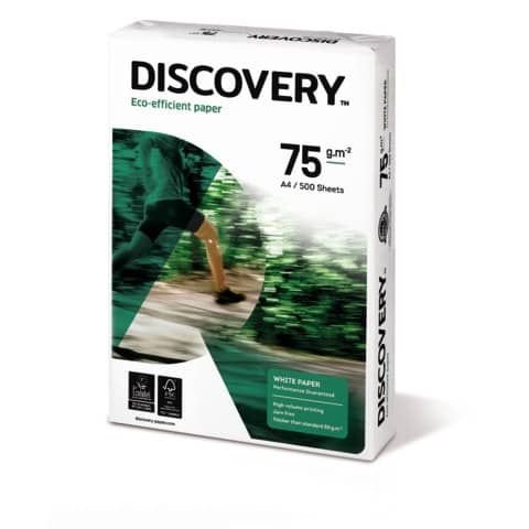Carta per fotocopie A4 Discovery 75 g/m² Risma da 500 fogli - NDI0750212 a  soli 4.95 € su