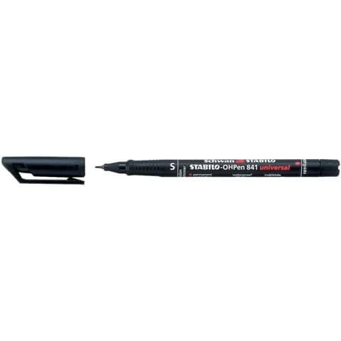 Penna Stabilo OHPen universal Superfine (S) 0,4 mm nero 841/46 a soli 1.02  € su