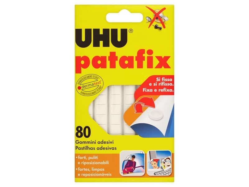 Gommini adesivi Uhu Patafix bianco Conf. 80 pezzi - D1620 a soli 4.31 € su