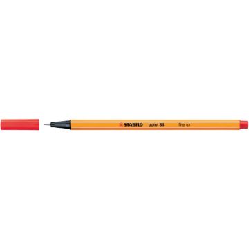 Fineliner Stabilo Point 88 0,4 mm rosso - 88/40