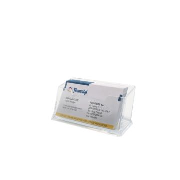 Porta biglietti da visita acrilico Tecnostyl ad 1 tasca trasparente BCH05