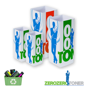 Servizio ritiro toner esausti ZEROZEROTONER 2 box (12/15 pezzi) - 1 ritiro all'anno - 00TONER-BASE2