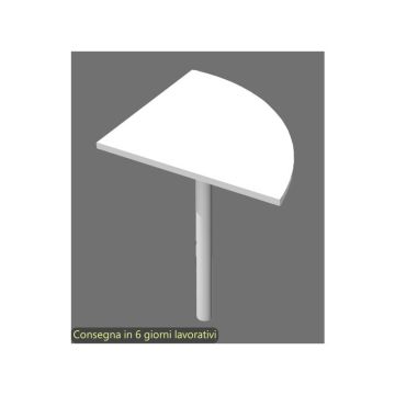Raccordo angolare 90° Artexport Flex con supporto bianco L90E+60011-3