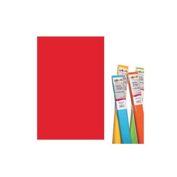 Rotolo di Carta crespa - 50x250 cm - 40 g/m² Deco rosso natale 10713/06