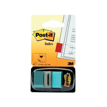 Segnapagina removibili Post-it Index Medium con dispenser blu brillante 50 segnapagina - 680-23