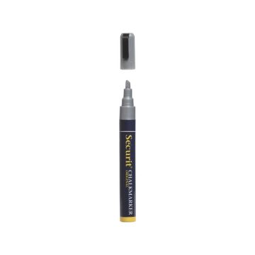 Pennarello a gesso liquido Securit a punta media 2-6 mm argento SMA510-SL