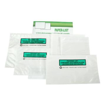 Sovracollo neutri in carta - Trasparente - 320x250 mm - 250 pz Methodo C4 enclosed - X101412