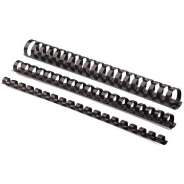 Dorsi plastici 51mm ovale nero pz. 50 - 5350502