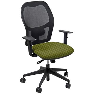 Seduta ergonomica Hubble - tessuto Fashion Go Couture - verde mela - Unisit