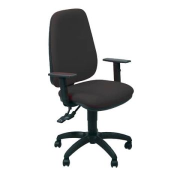 Sedia operativa girevole Unisit Teti TETE Eco Smart - rivestimento Eco nero - con braccioli - TETE/EN