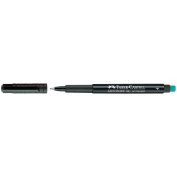 Marcatore permanente Faber-Castell Multimark nero F 0,6 mm 151399
