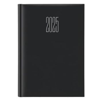 Agenda 2025 Castelli giornaliera gommato s/d sep. 14,3x20,5 cm nero 25-628B00406C