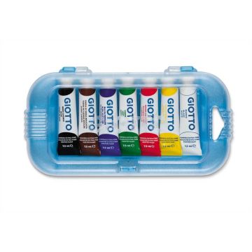 Tempere GIOTTO Extra 7,5 ml assortiti scatola appendibile da 7 tubetti 30150000