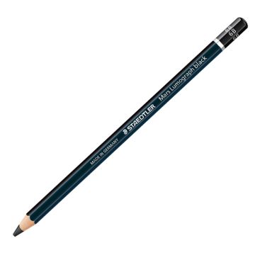 Matita in carboncino Staedtler Lumograph in conf. da 12 pezzi 6B - 100B-6B