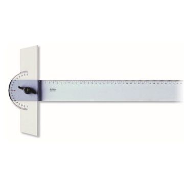 Riga a ''t'' 70 cm Arda Uni in plastica con testa graduata 32170