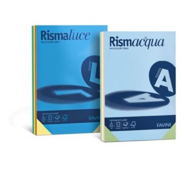 Carta colorata Favini Rismaluce colori forti 200 g/m A4 - risma da 125 ff ciclamino - A67F104