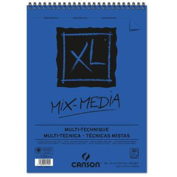 CANSON CF5ALBUM SPIR. XL MIX MEDIA A4