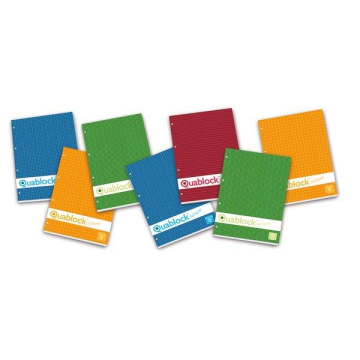 Blocco collato QUABLOCK Pigna - A5 - 1R - 50 ff - 00609761R