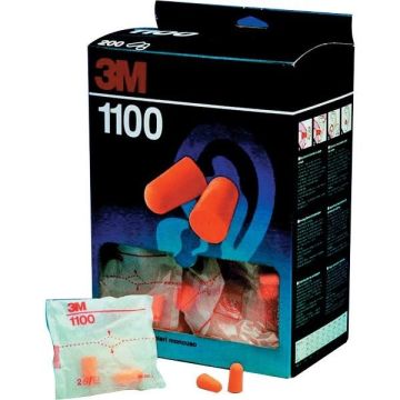 200 COPPIE di INSERTI AURICOLARI MODELLABILI 1100 3M