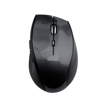 Mouse ottico Media Range 5 pulsanti, serie highline, wireless 1600 dpi carbonio/nero - MROS207