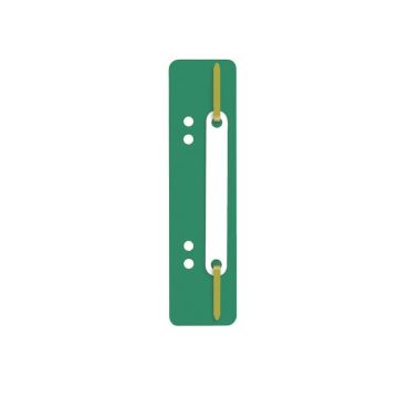 Pressini fermafogli Q-Connect 34x150 mm verde conf. da 25 - 2012500110
