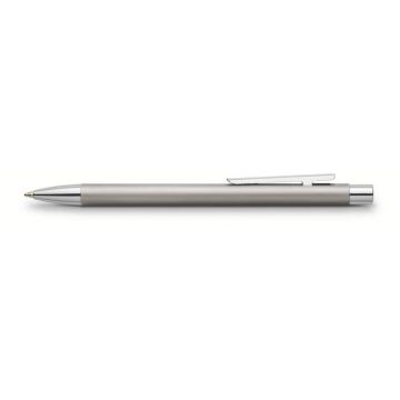 Penna a sfera Neo slim - punta M - fusto acciaio - Faber-Castell