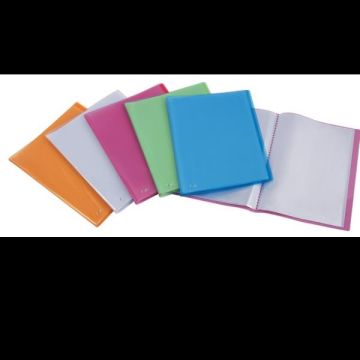 Portalistini fogli fissi Favorit buccia d'arancia 22x30 cm 40 buste assortiti 400090482