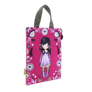 Borsetta formato 18x24 con zip. You brought me love- Gorjuss