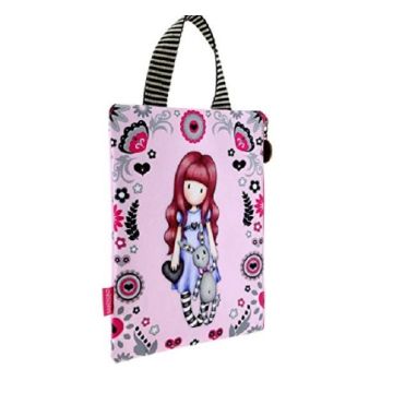 Borsetta, pochette formato 18x24 con zip. My gift to you- Gorjuss