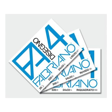 Album da disegno Fabriano F4 220 g/m² 20 24x33 cm ff. lisci 05200597