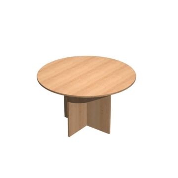 Tavolo riunione rotondo Artexport Presto 120x72h cm. faggio 60121/6
