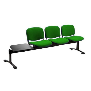 Panca 3 posti attesa Unisit Dado D53PT con tavolino - rivestimento Eco verde - D53PT/EV