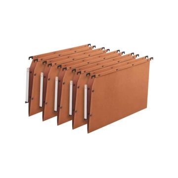 Cartelle sospese per armadio ELBA Ultimate interasse 33 cm arancione fondo V Conf. 25 pezzi 100330473