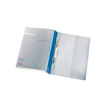 Cartelline ad aghi con clip Esselte Quotation File 23,8x31 cm pvc semirigido blu conf. da 25 pezzi - 28363
