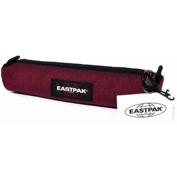 Astuccio grigio Tombolino Portapenne Bustina  morbida - Bordeaux -EASTPAK -small round single.20x5cm