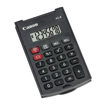 CANON CALCOLATRICE TASCABILE AS-8 HB