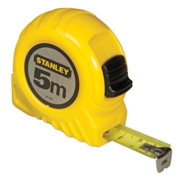 Flessometro PowerLock - 10 mt - metallo - Stanley