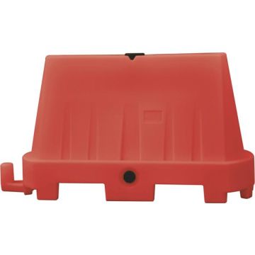 CARTELLI SEGNALATORI Barriera stradale tipo New Jersey - 100x40x70 cm - rosso