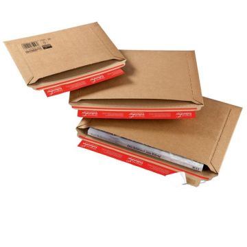 Busta in cartone CP 015 F Flute - formato B4+ (400x285 mm) - altezza massima 50 mm - ColomPacR