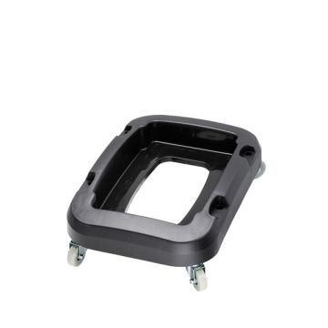 MEDIALINTERNATIONAL Carrello a 4 ruote per contenitore Office - 32,5Ã—47Ã—15 cm - nero - Medial International