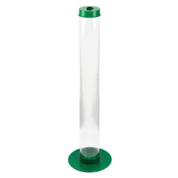 MEDIALINTERNATIONAL Contenitore per batterie esauste - 27x100 cm - 10 L - trasparente - Medial International