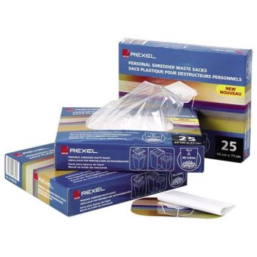 Sacchetti di plastica per distruggidocumenti Rexel AS 115 L conf. da 100 - 40070