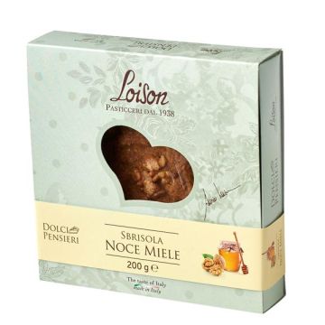 Torta sbrisola noce miele - 200gr - Loison