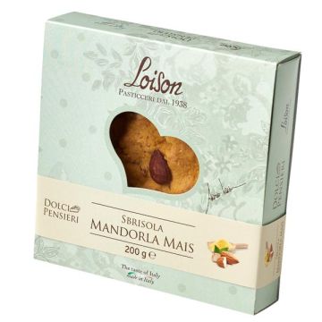 Torta sbrisola classica mandorla e mais - 200gr - Loison