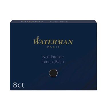 Cartucce inchiostro per Stilografica Waterman in conf. 8 pezzi Waterman inchiostro nero - S0110850