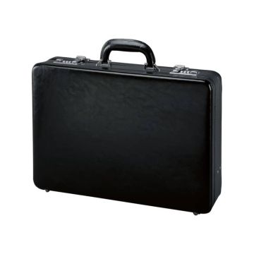 Valigetta ventiquattrore con fondo espandibile Alassio TAORMINA in pelle 45x11x32,5 cm nero - 41033