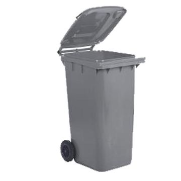 MobilPlastic Bidone carrellato - 48x55x93 cm - 120 L - grigio - Mobil Plastic