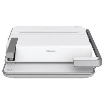Rilegatrice 3 in 1 Fellowes Lyra a dorsi plastici, pinzatrice e perforatrice 2/4 fori bianco - FW5603101